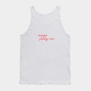 mango sticky rice - Thai red - Flag color Tank Top